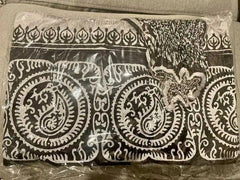 Dhoti - ready - to - wear with - string - Raw Silk Black D00001 - Aakritee - D00001