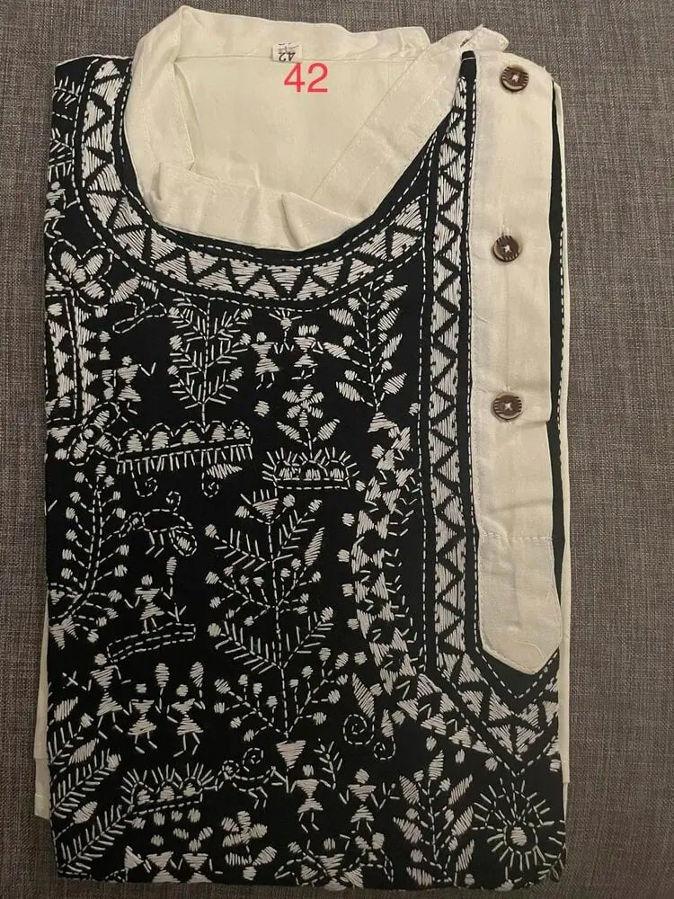 Punjabi_black_PK10118 - Kurta - Punjabi - Aakritee - PK10118