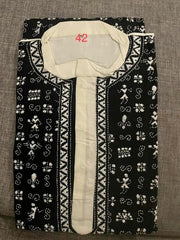 Punjabi_black_PK10119 - Kurta - Punjabi - Aakritee - PK10119
