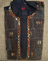 Punjabi_orange_PK10128 - Kurta - Punjabi - Aakritee - PK10128