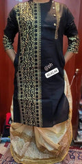 Punjabi/Kurta Cotton Hand Block Print - Navy - 50 AUD - Kurta - Punjabi - Aakritee - PK00191