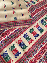 Saree Pure Assam Muga Traditional Festive Authentic Silk Mark Durga Pujo Diwali Premium Exclusive Beige S11028 Saree - Saree - Aakritee - S11028