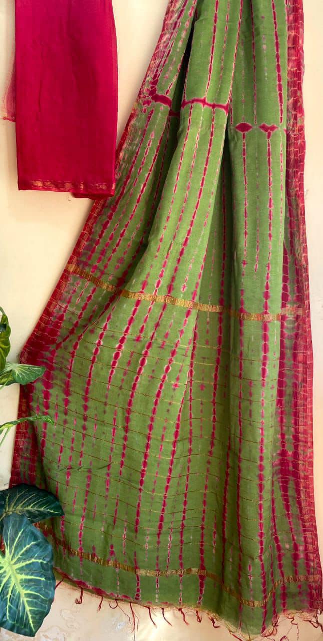 saree-chanderi-cotton-silk-green-s10055
