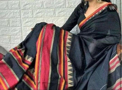 Cotton Saree - Khadi (S0012) - Aakritee - 