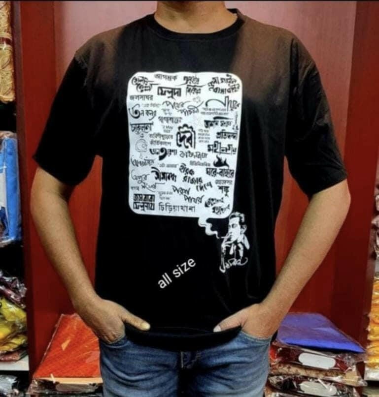 Mens T-shirt_black_all size_TS00006 - Aakritee - TS00006