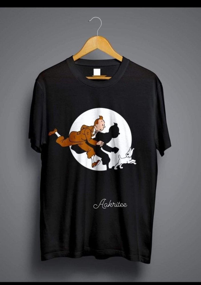 Mens T-shirt Black TS00222 - T-Shirt - Aakritee - TS00222