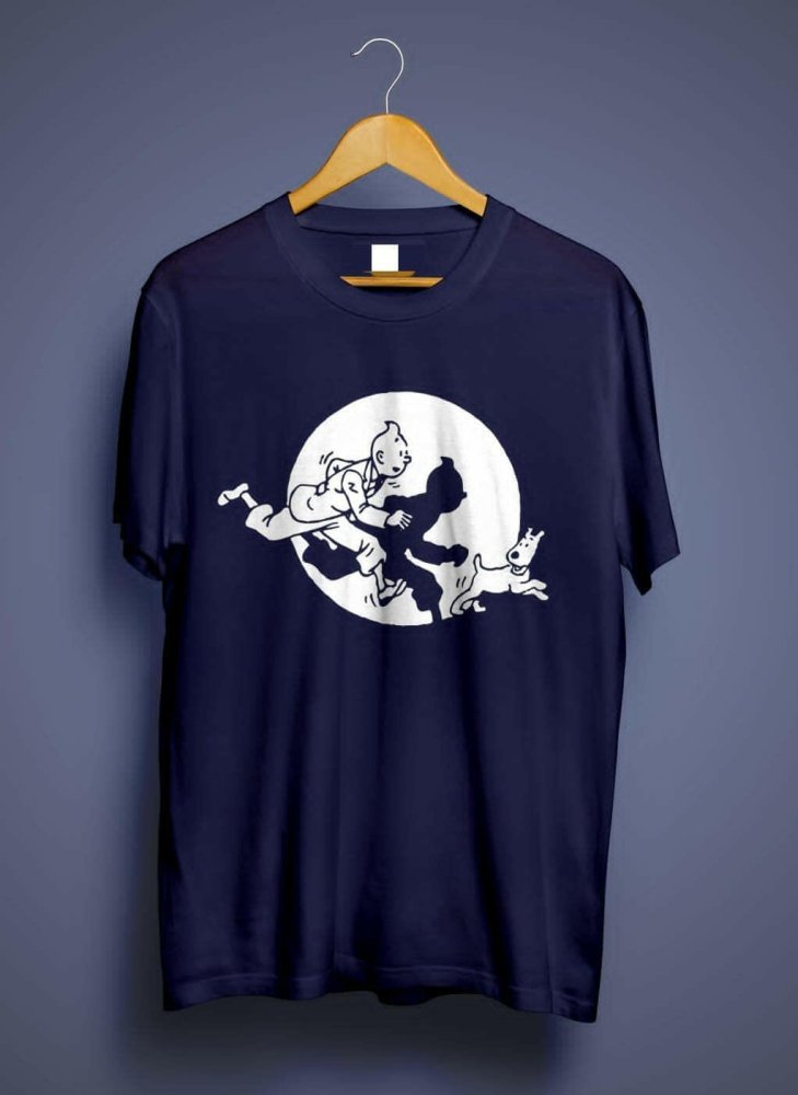 Mens T-shirt_blue_sold_TS00011 - Aakritee - TS00011