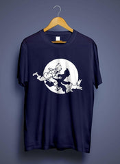 Mens T-shirt_blue_sold_TS00011 - Aakritee - TS00011