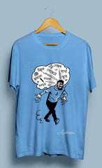 Mens T-shirt Blue TS00224 - T-Shirt - Aakritee - TS00224