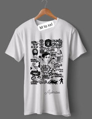 Mens T-shirt White TS00215 - T-Shirt - Aakritee - TS00215