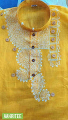 Punjabi_AUD50_yellow_PK10025 - Kurta - Punjabi - Aakritee - PK10025