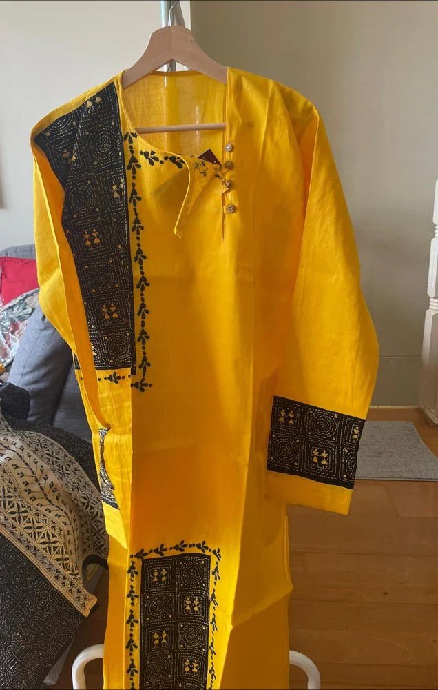 Punjabi_AUD60_yellow_PK10023 - Kurta - Punjabi - Aakritee - PK10023