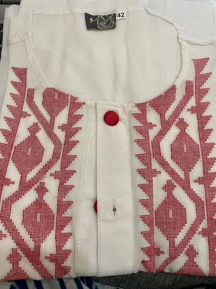 Punjabi_AUD65_white_PK10032 - Kurta - Punjabi - Aakritee - PK10032