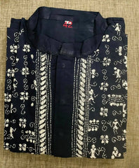 Punjabi_dark blue_PK10127 - Kurta - Punjabi - Aakritee - PK10127