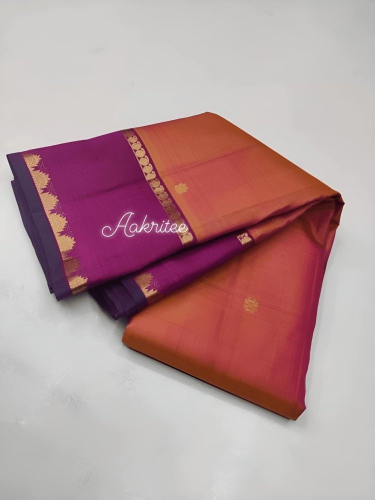 saree - silk - kanchipuram - purple - s10028 EOFY - 20% - Saree - Aakritee - S10029